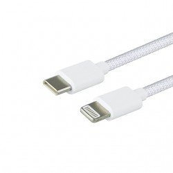 Kabel Green Mouse USB-C to Lightning data Woven - 1m