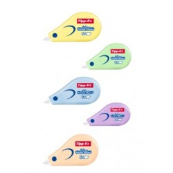 Correctietape Tipp-Ex mini pocket mouse 5mmx5m pastel assorti