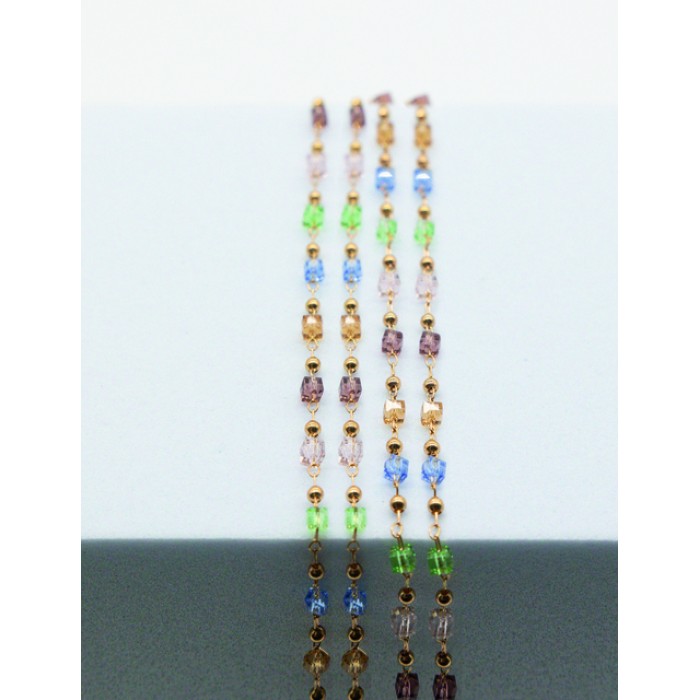 Brillenketting I Need You assorti multicolor 4 stuks