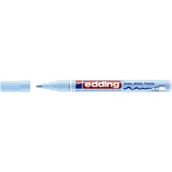 Viltstift edding 751 lakmarker rond 1-2mm pastel blauw