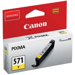 Inktcartridge Canon CLI-571 geel
