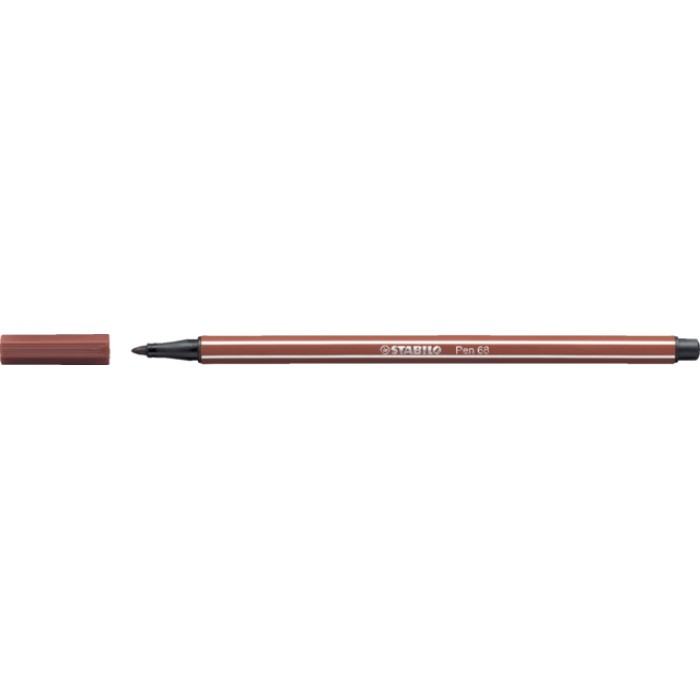 Viltstift STABILO Pen 68/38 medium roodkrijt