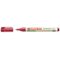 Viltstift edding 25 Ecoline rond 1mm rood