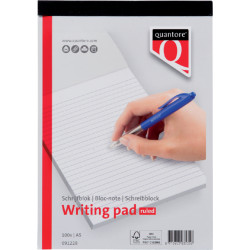 Schrijfblok Quantore A5 gelinieerd