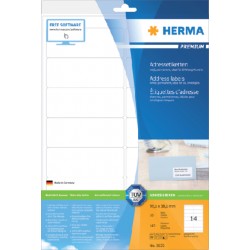 Etiket HERMA 8635 99.1x38.1mm premium wit 140stuks