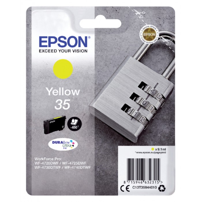 Inktcartridge Epson 35 T3584 geel