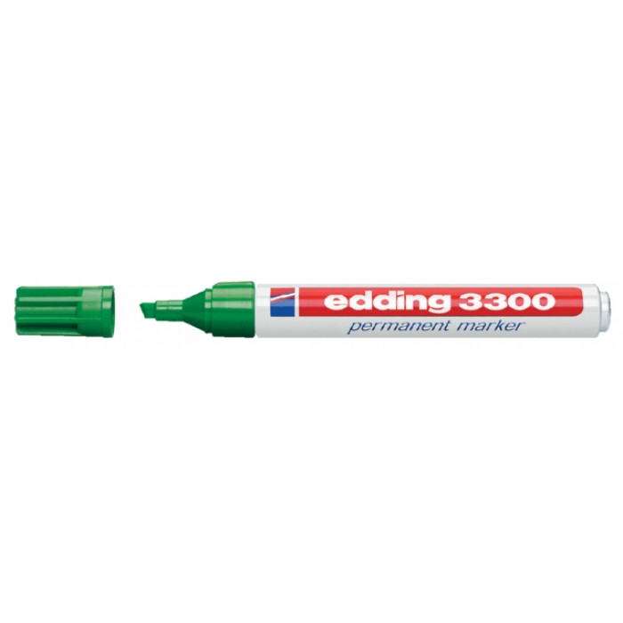 Viltstift edding 3300 schuin 1-5mm groen