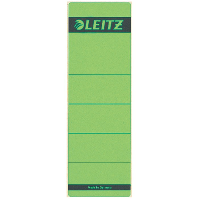 Rugetiket Leitz breed/kort 62x192mm zelfklevend groen