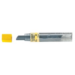 Potloodstift Pentel 0.9mm H zwart koker à 12 stuks
