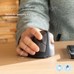 Muis R-Go Ergonomisch HE Break Wireless Rechts L