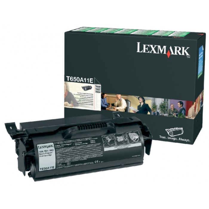Tonercartridge Lexmark T650A11E prebate zwart