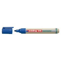 Viltstift edding 28 whiteboard Ecoline rond 1.5-3mm blauw
