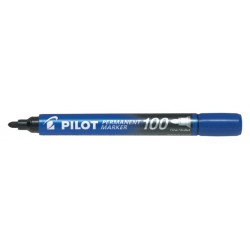 Viltstift PILOT 100 rond fijn blauw