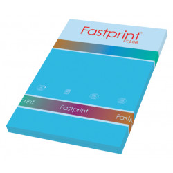 Kopieerpapier Fastprint A4 160gr azuurblauw 50vel