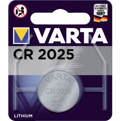 Batterij Varta knoopcel CR2025 lithium blister à 1stuk