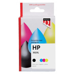 Inktcartridge Quantore alternatief tbv HP X4D37AE 302XL zwart + kleur