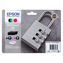 Inktcartridge Epson 35 T3586 zwart + 3 kleuren
