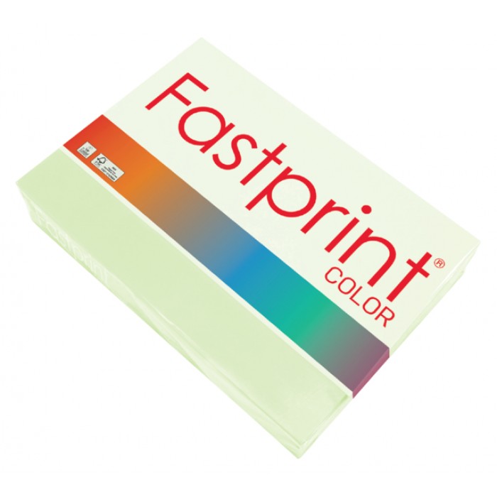 Kopieerpapier Fastprint A4 80gr lichtgroen 500vel