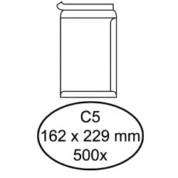 Envelop Quantore akte C5 162x229mm zelfklevend wit 500stuks