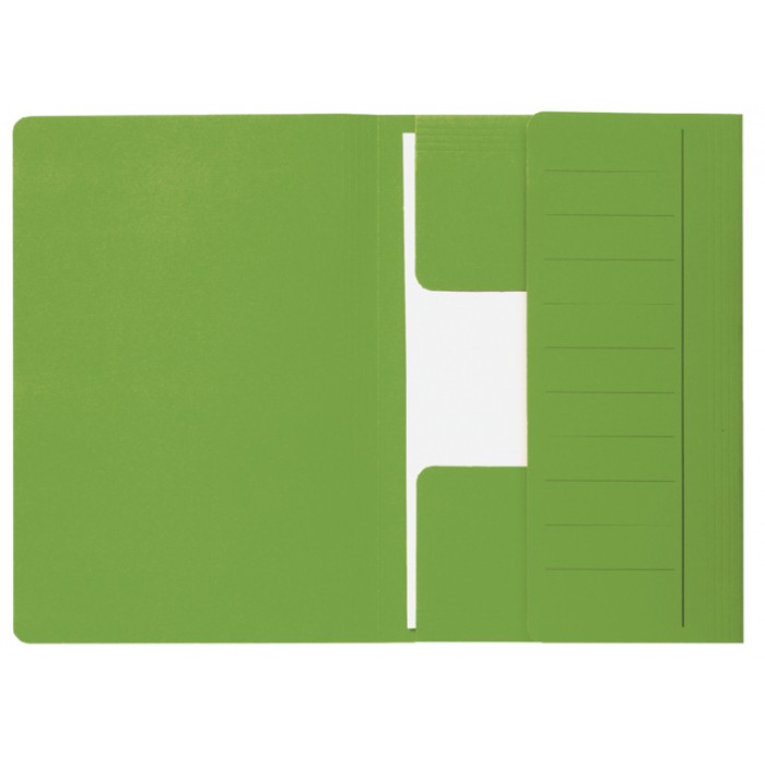 Dossiermap Secolor  Mammoet folio 3 kleppen 270gr groen