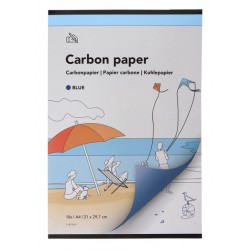 Carbonpapier A4 21x29,7cm 10x blauw