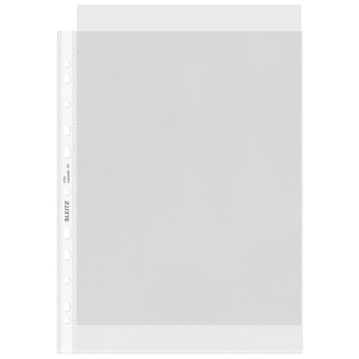 Showtas Leitz Premium 0.10mm PP A4 transparant 100 stuks