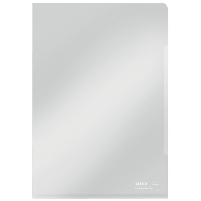 Insteekmap L-model Leitz Premium copy safe 0.15mm PVC A4 transparant 100 stuks