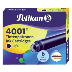 Inktpatroon Pelikan 4001 blauw/zwart