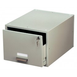 Kaartenbak Durable metaal A5 207x260x420mm lichtgrijs