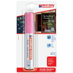 Krijtstift edding 4090 window schuin 4-15mm neon roze blister à 1 stuk