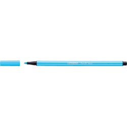 Viltstift STABILO Pen 68/031 medium neon blauw