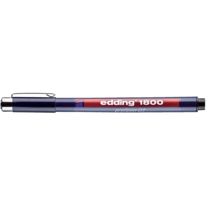 Fineliner edding 1800 0.25mm zwart