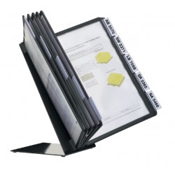 Bureaustandaard Durable Vario met 10-tassen A4 zwart