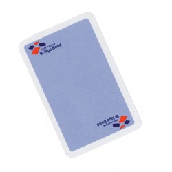 Speelkaarten bridgebond blauw