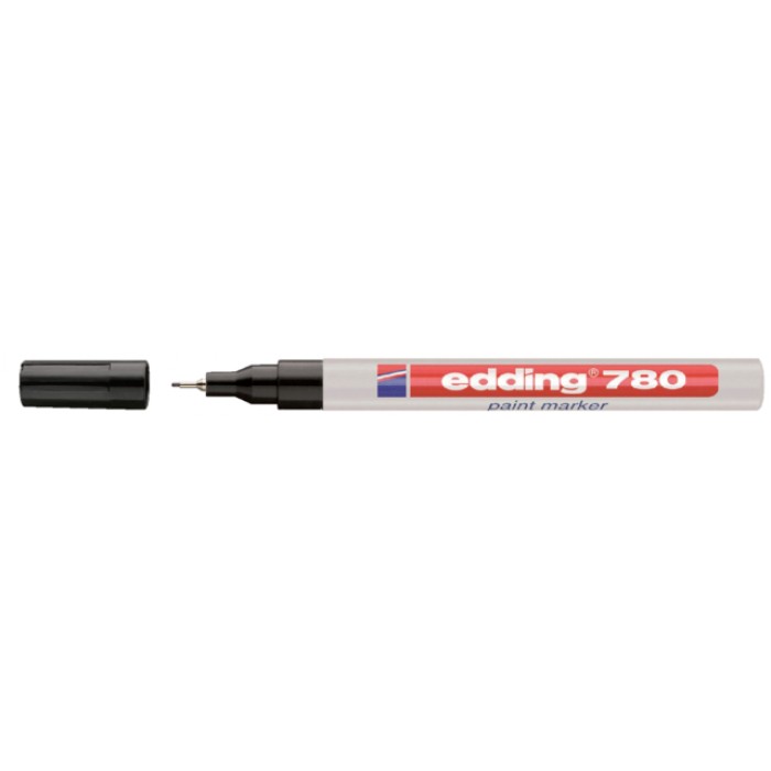 Viltstift Edding 780 lakmarker rond 0.8mm zwart
