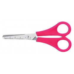 Schaar Westcott kinderen ronde punt 130mm rechts roze