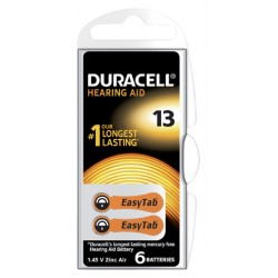Batterij Duracell Hearing DA13 Ø7,9mm 310mAh 6 stuks