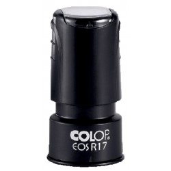 Stempel Colop EOS R 17 flashsysteem rond 17mm met stempelplaat zwart