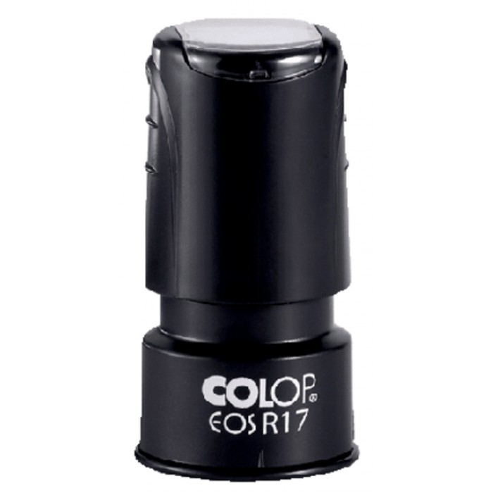 Stempel Colop EOS R 17 flashsysteem rond 17mm met stempelplaat zwart