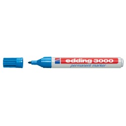 Viltstift edding 3000 rond 1.5-3mm lichtblauw