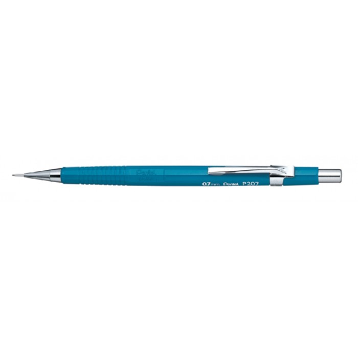 Vulpotlood Pentel P207 HB 0.7mm blauw