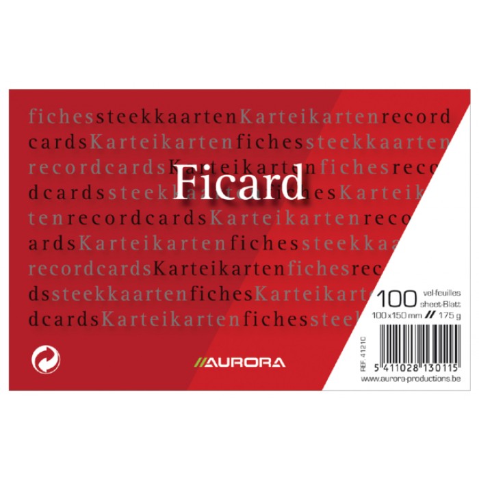 Correspondentiekaart 100x150 blanco 175gr wit