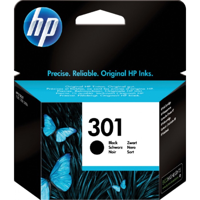Inktcartridge HP CH561EE 301 zwart