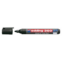 Viltstift edding 360 whiteboard rond 1.5-3mm zwart