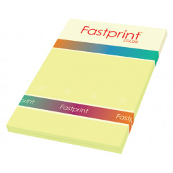 Kopieerpapier Fastprint A4 160gr kanariegeel 50vel