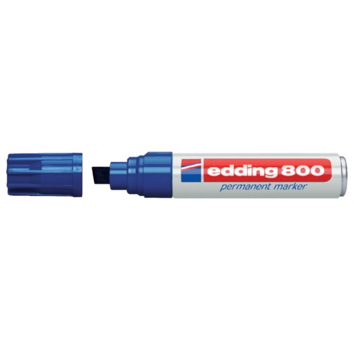 Viltstift edding 800 schuin 4-12mm blauw