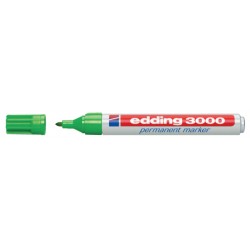Viltstift edding 3000 rond 1.5-3mm lichtgroen