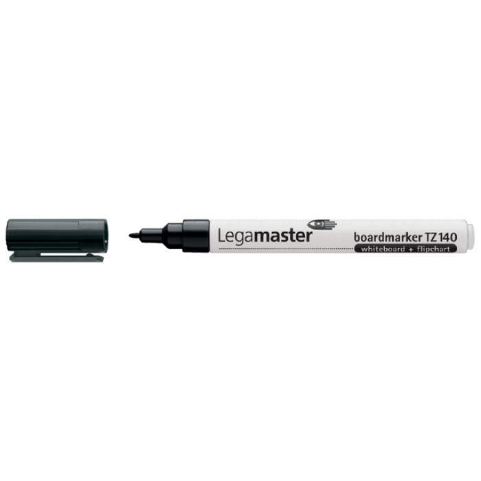 Viltstift Legamaster TZ 140 whiteboard rond 1mm zwart