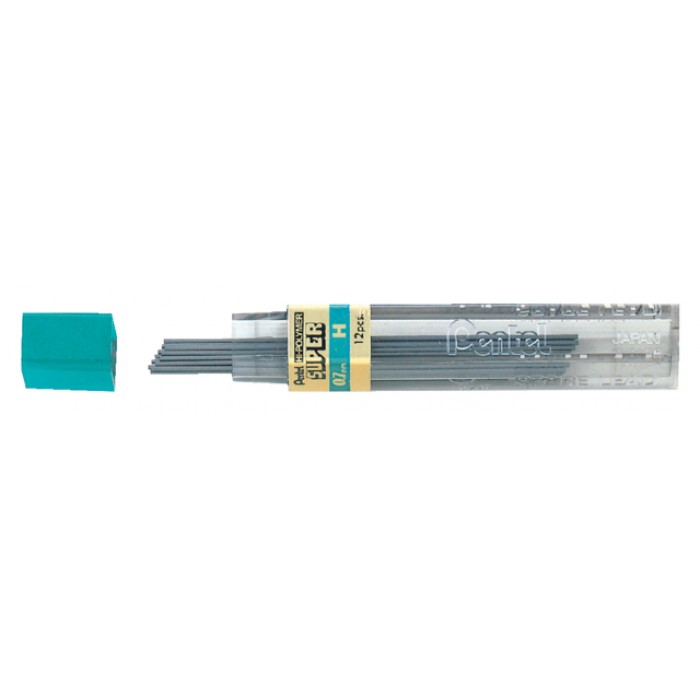 Potloodstift Pentel 0.7mm zwart per koker H