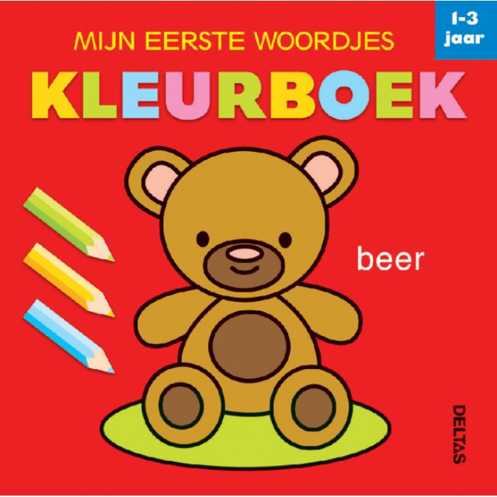 Kleurboek Deltas mijn eerste woordjes 1-3 jaar